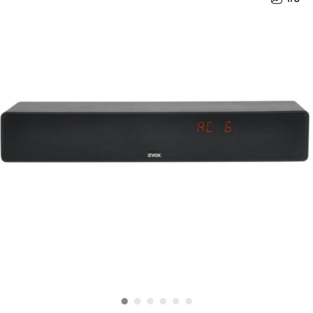 Black AccuVoice AV155 TV Speaker Soundbar